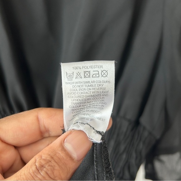 ASOS Women’s Black Ruched Bust Dress Size 10 - Picture 7 of 8